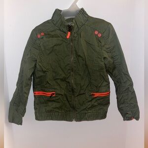 Genuine Kids OshKosh Green Utility Jacket Toddler Size 5T